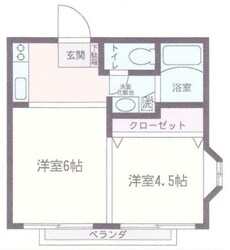 メゾンドリビエールの物件間取画像